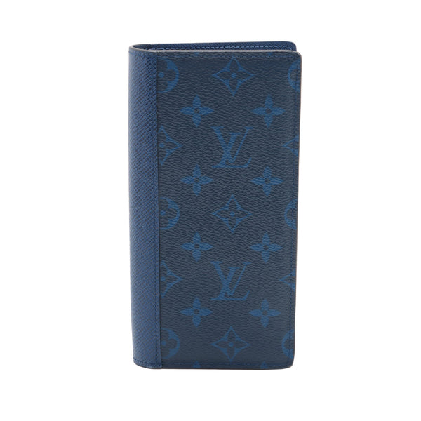 Louis Vuitton Monogram Taigarama Brazza Bifold Long Wallet