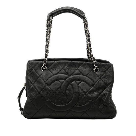 Chanel CC Quilted Caviar Soft Tote