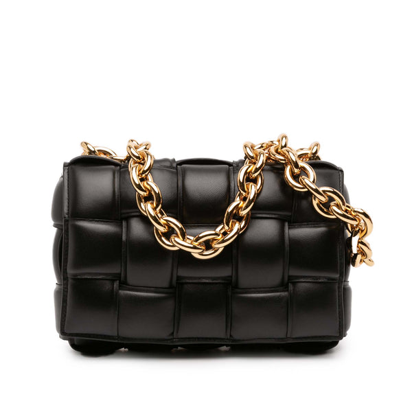 Bottega Veneta Nappa Intrecciato Padded Chain Cassette Satchel