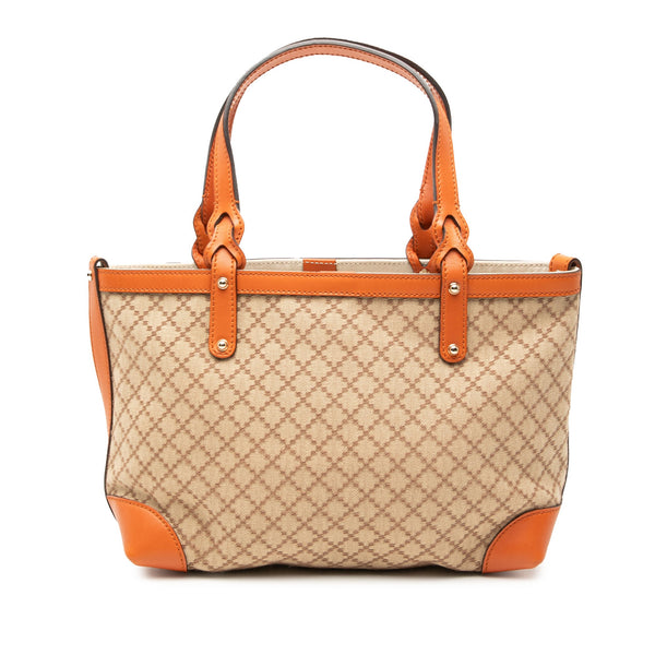 Gucci Small Diamante Canvas Craft Tote