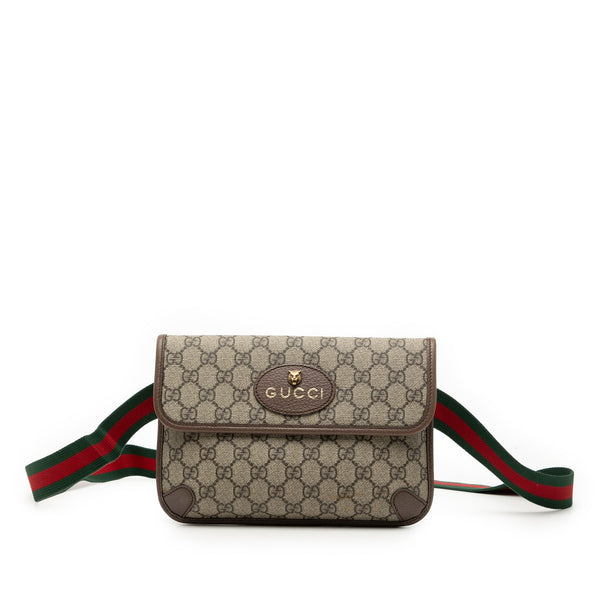 Gucci GG Supreme Web Neo Vintage Belt Bag