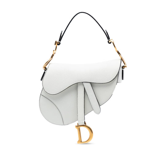 Dior Mini Grained Calfskin Saddle Bag