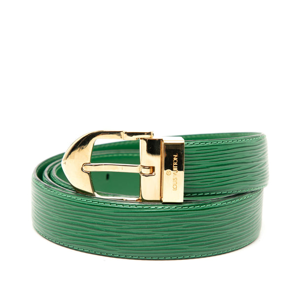 Louis Vuitton Epi Ceinture Belt Green