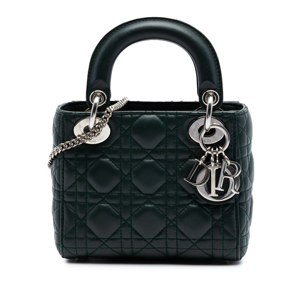 Dior Mini Lambskin Cannage Lady Dior