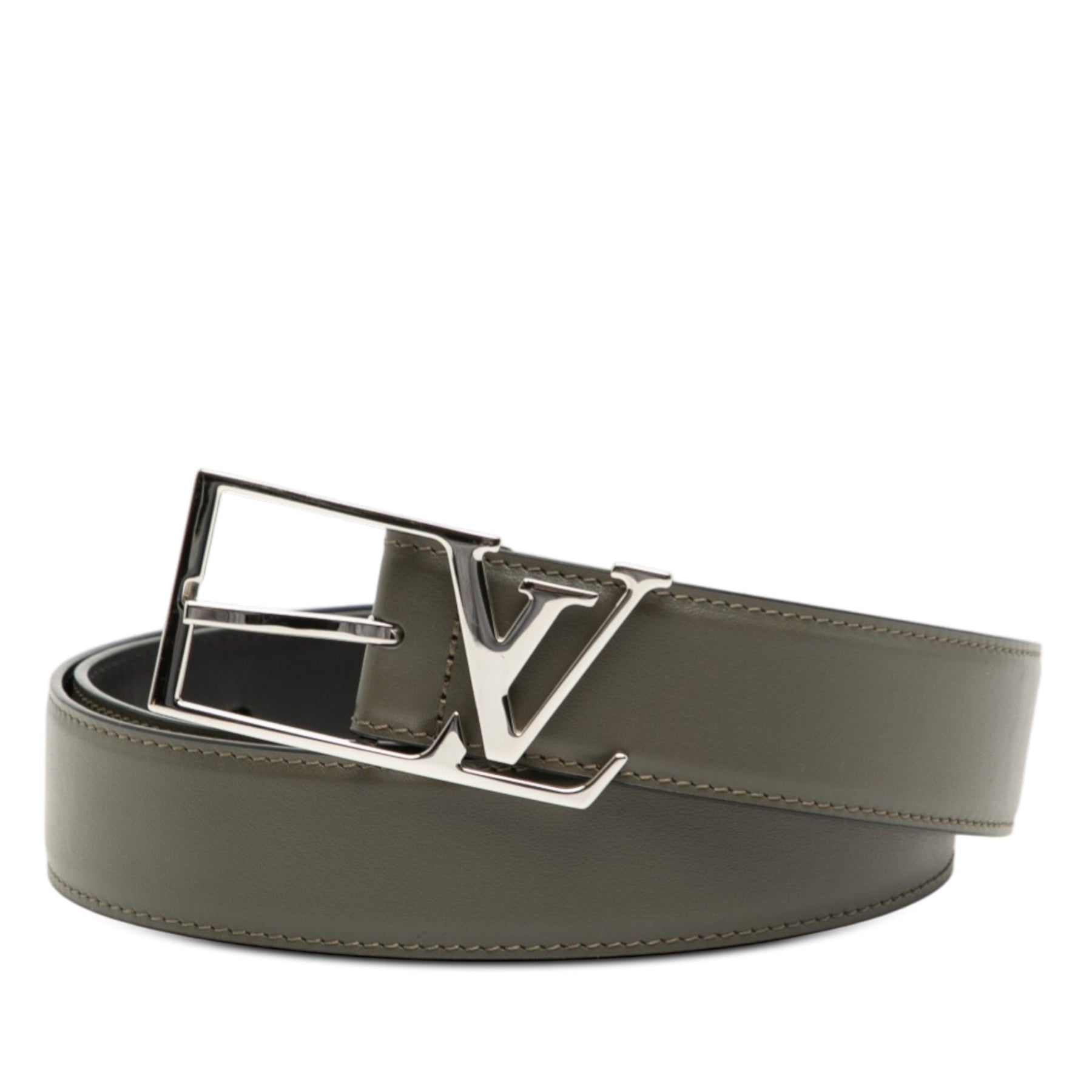 Louis Vuitton Leather LV Initiales Skyline Belt