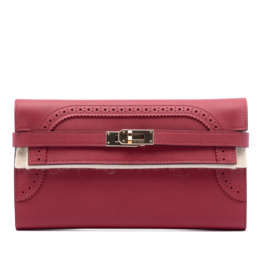 Hermès Swift Ghillies Kelly Longue Wallet