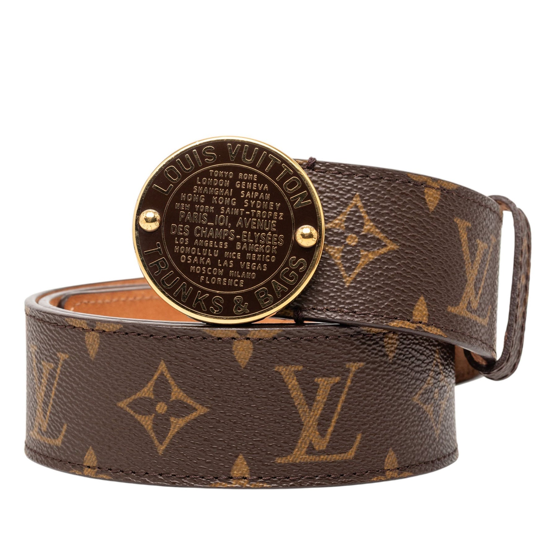 Louis Vuitton Monogram Trunks and Bags Belt