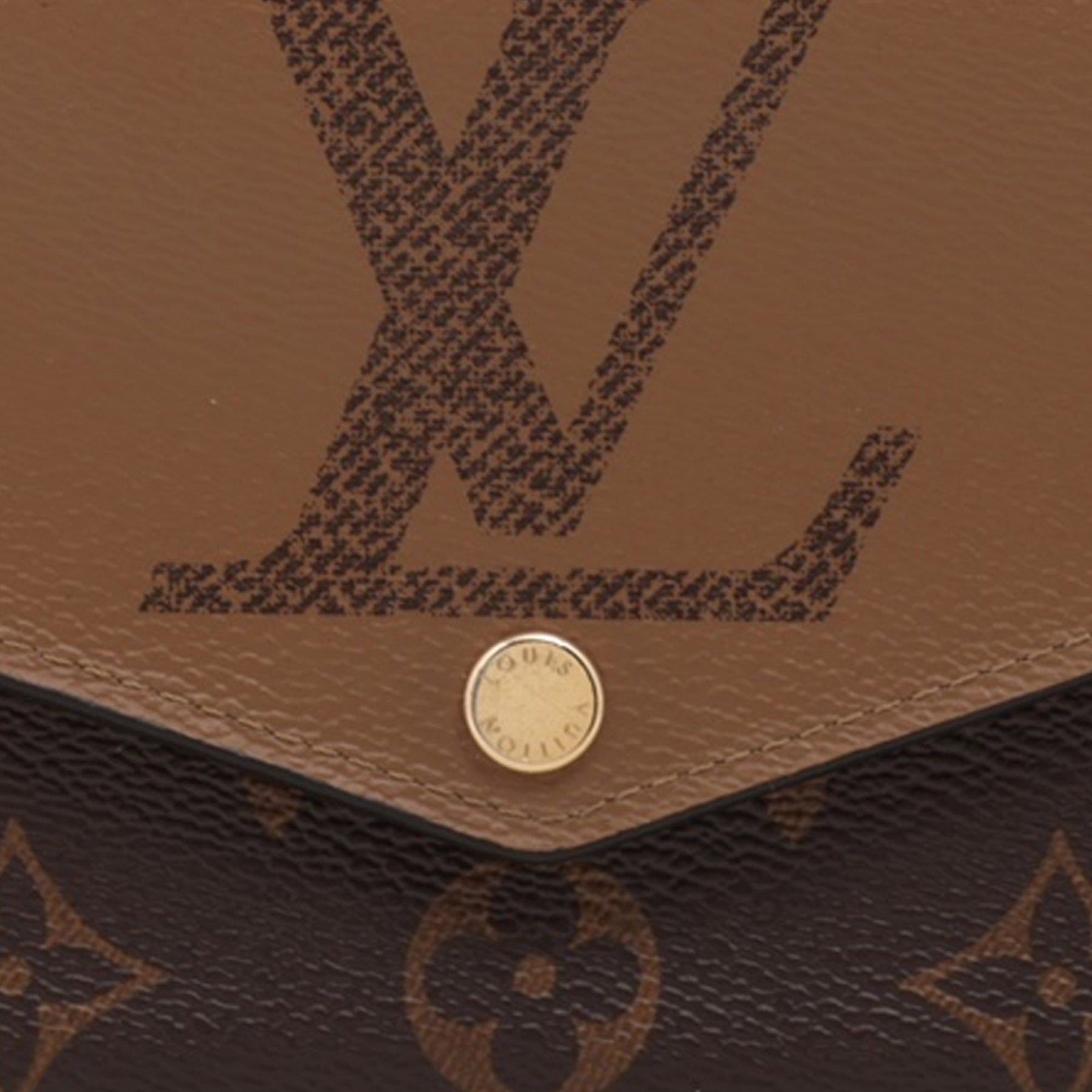 Louis Vuitton Monogram Sarah Reverse Long Wallet