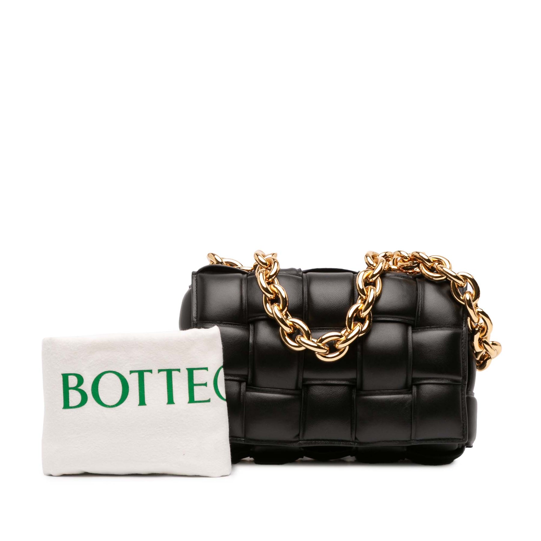 Bottega Veneta Nappa Intrecciato Padded Chain Cassette Satchel