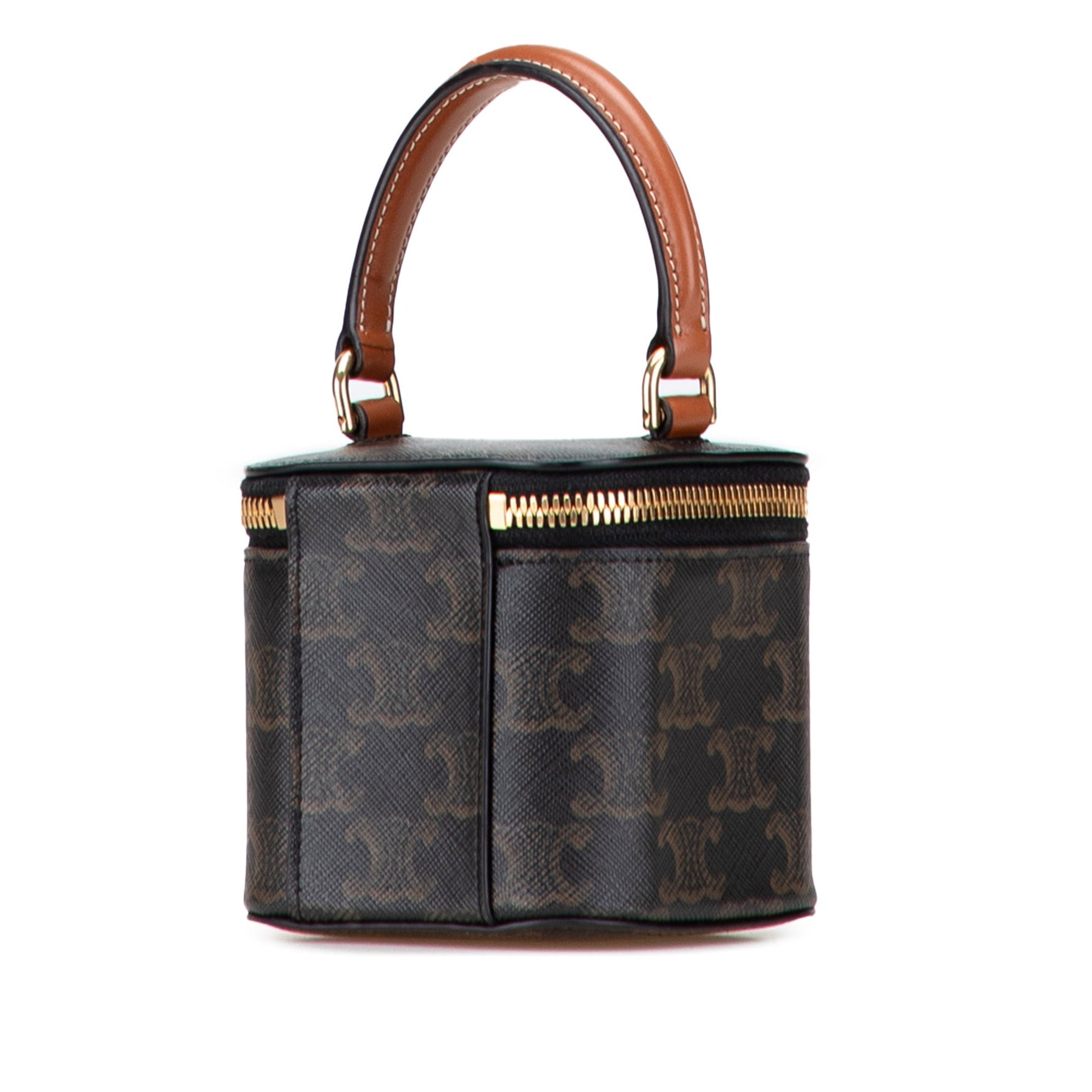 Celine Mini Triomphe Coated Canvas Vanity Case