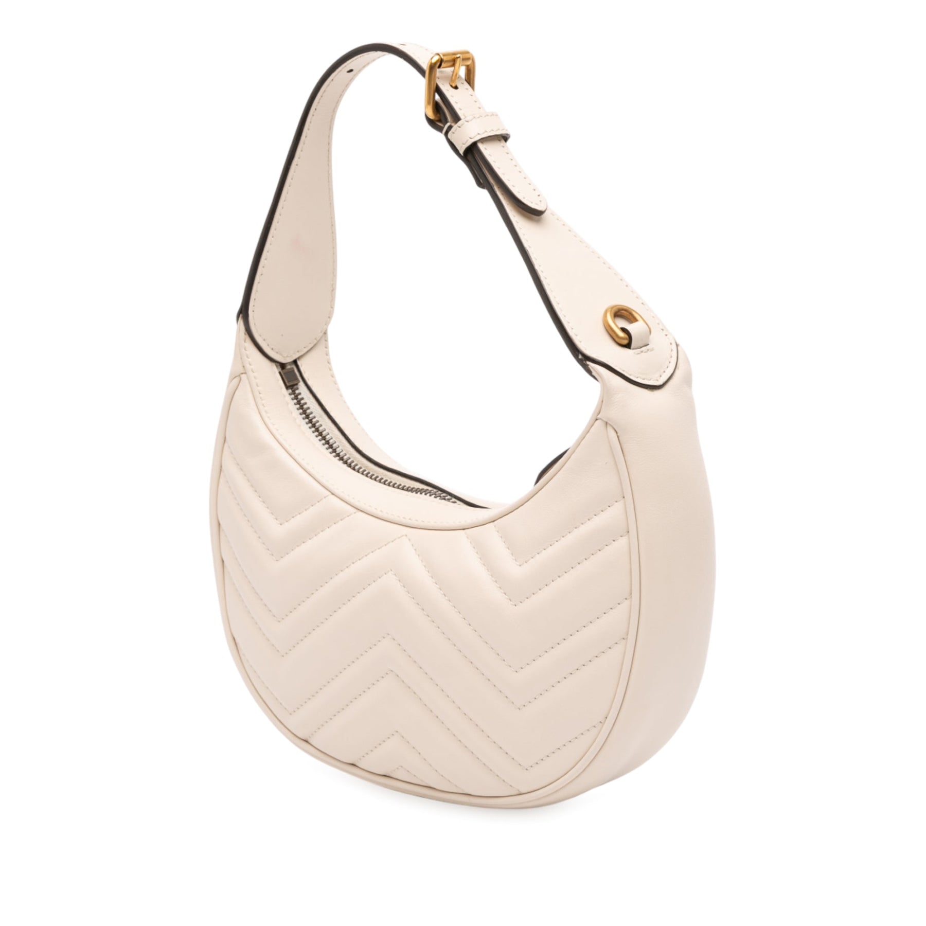 Gucci Mini GG Marmont Half Moon Bag