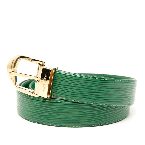 Louis Vuitton Epi Ceinture Belt Green
