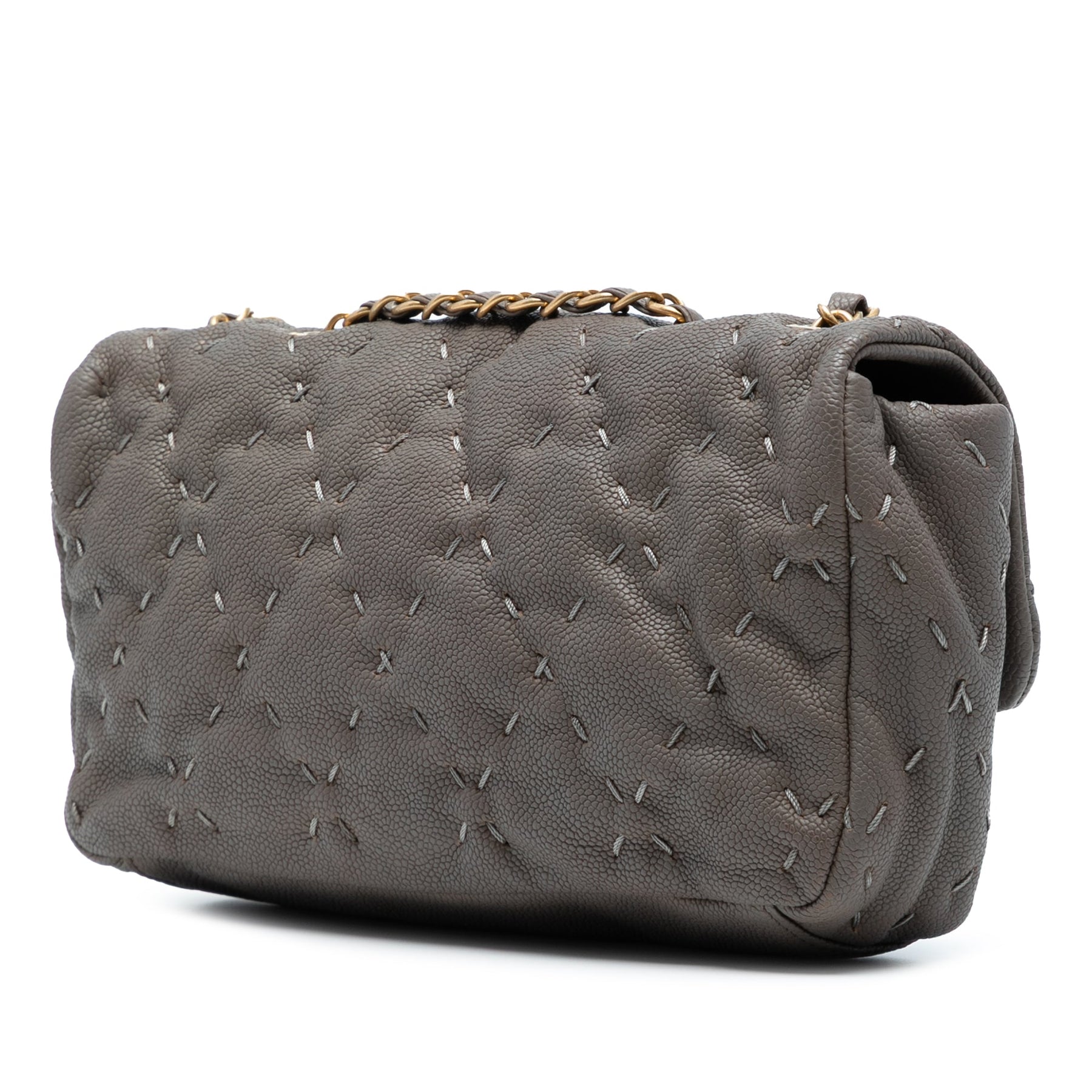 Chanel CC Caviar Wild Stitch Flap