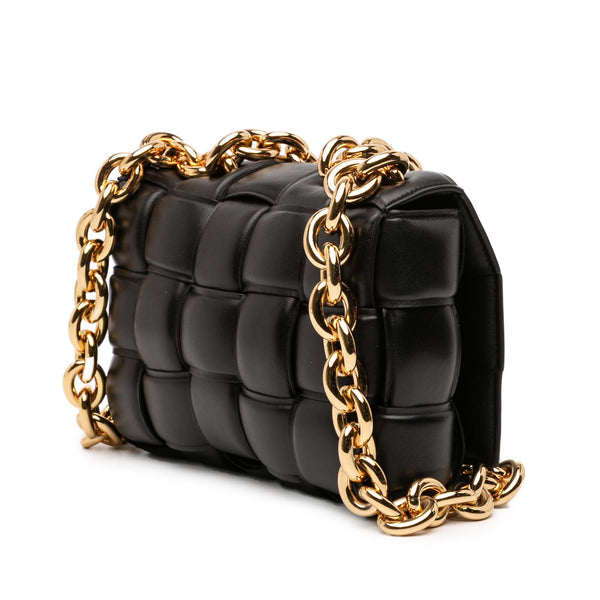 Bottega Veneta Nappa Intrecciato Padded Chain Cassette Satchel
