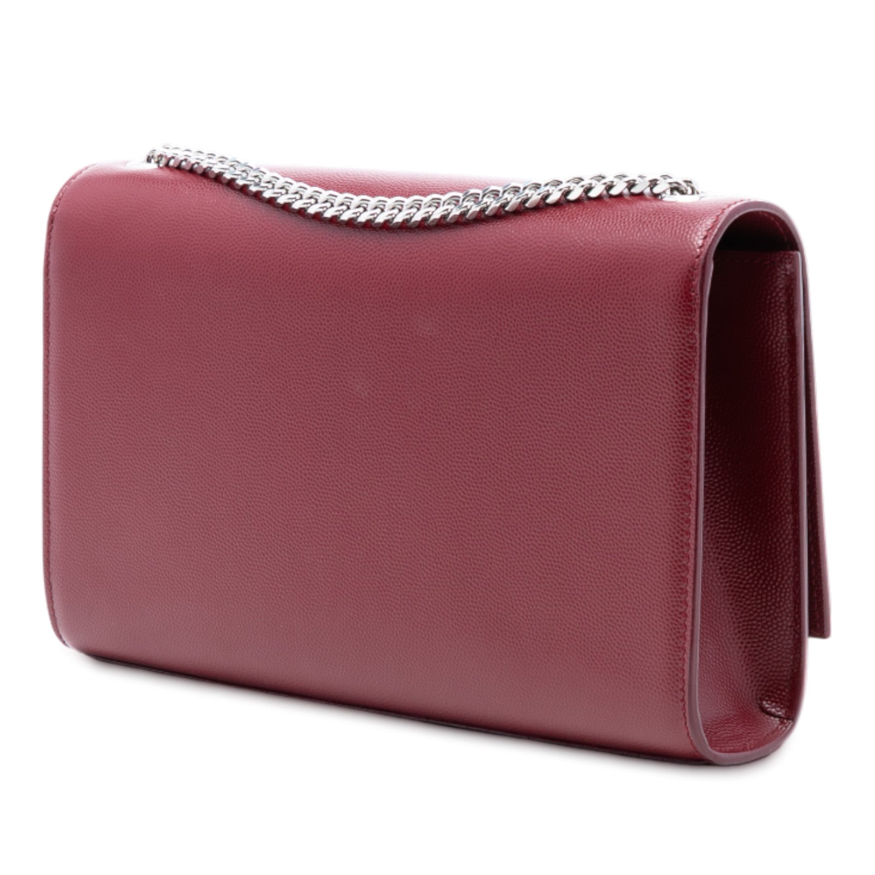 Saint Laurent Medium Grain De Poudre Monogram Kate Crossbody