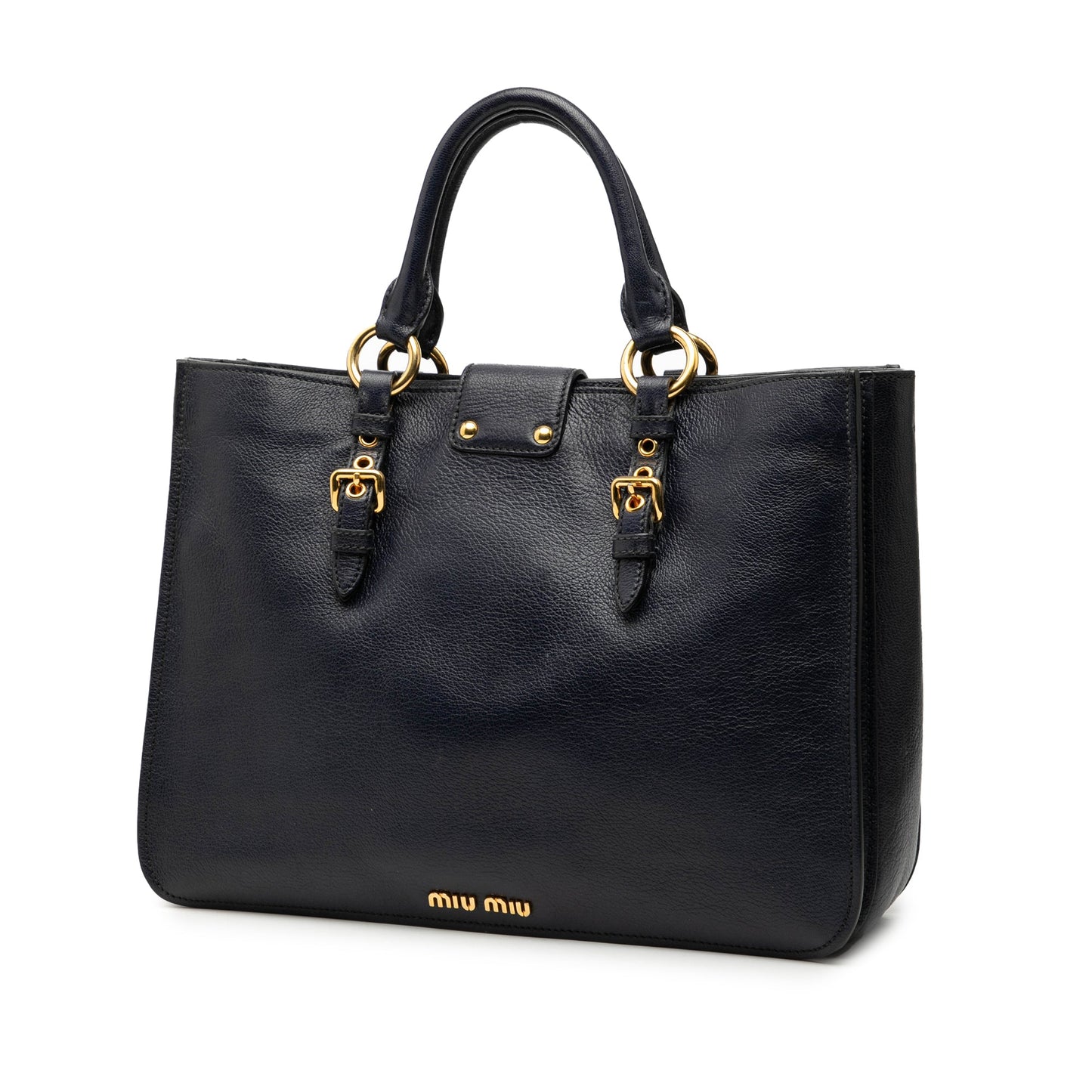 Miu Miu Goatskin Madras Satchel