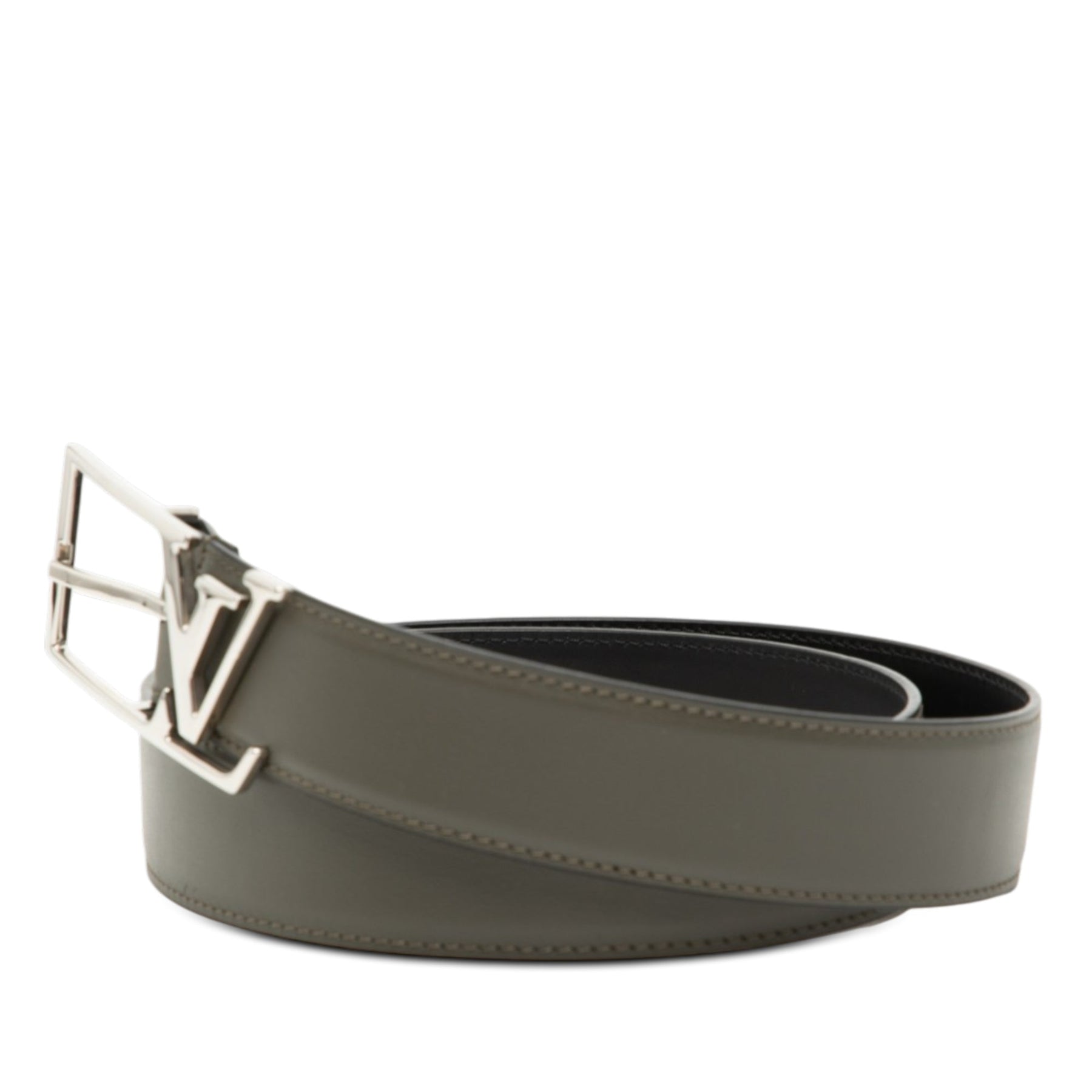 Louis Vuitton Leather LV Initiales Skyline Belt