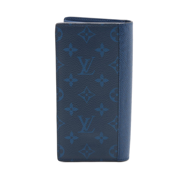 Louis Vuitton Monogram Taigarama Brazza Bifold Long Wallet