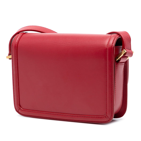Saint Laurent Small Calfskin Solferino Satchel In Box