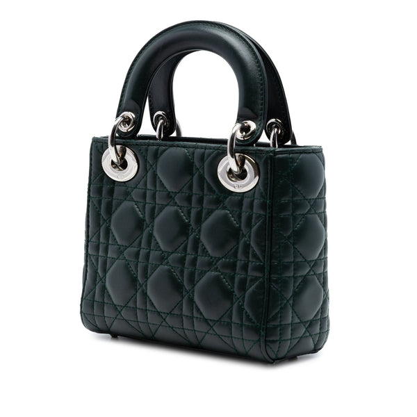 Dior Mini Lambskin Cannage Lady Dior