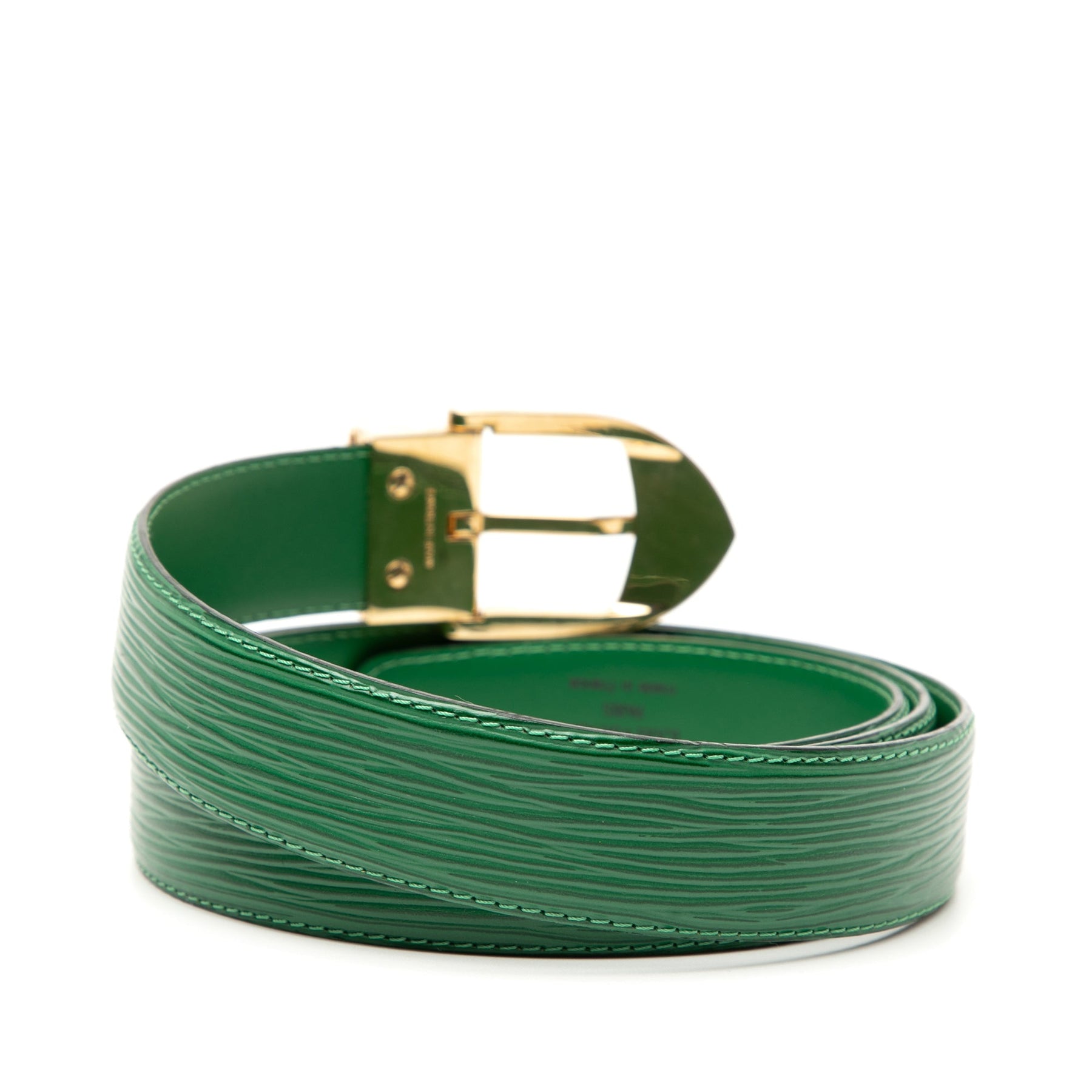 Louis Vuitton Epi Ceinture Belt Green