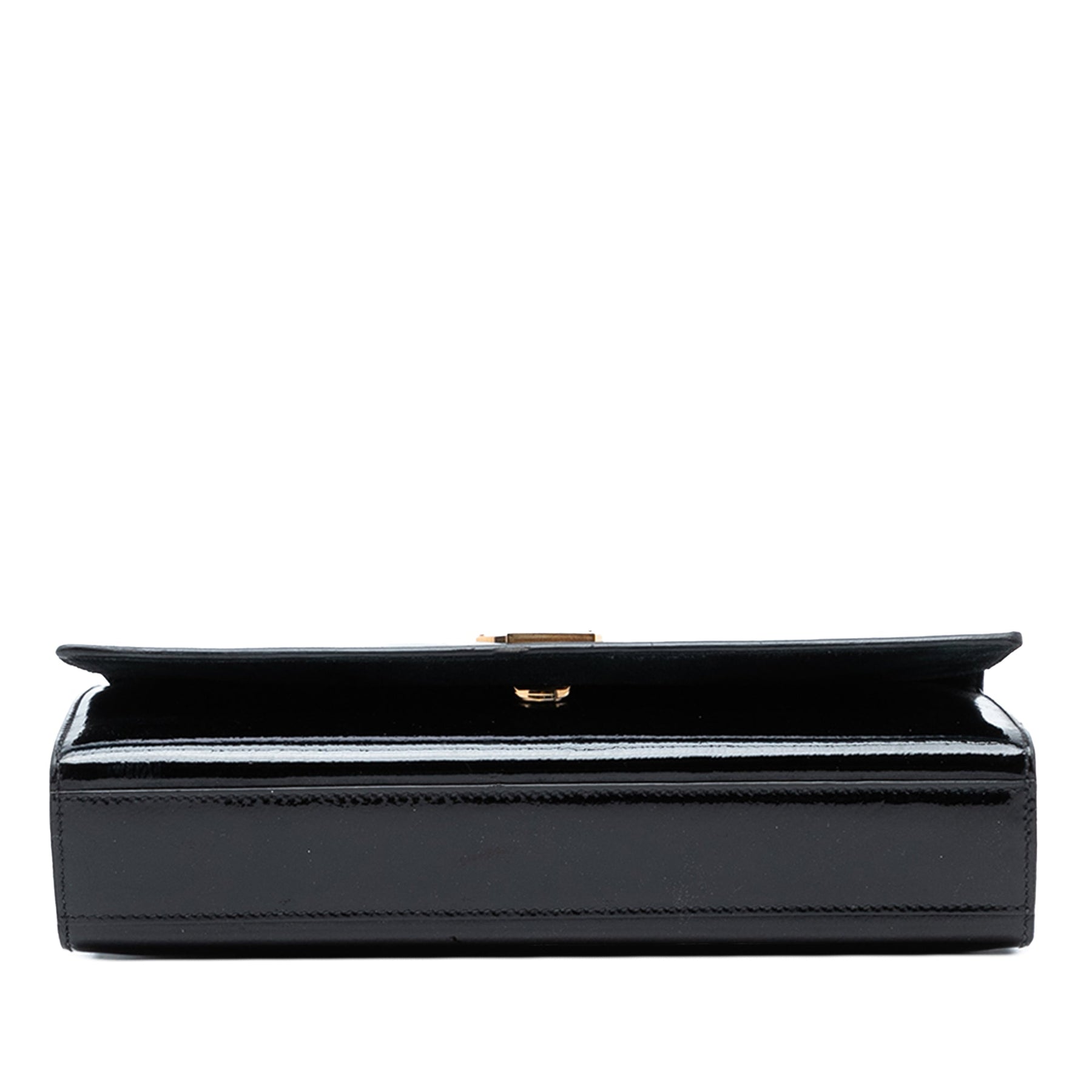 Saint Laurent Medium Patent Monogram Kate Crossbody