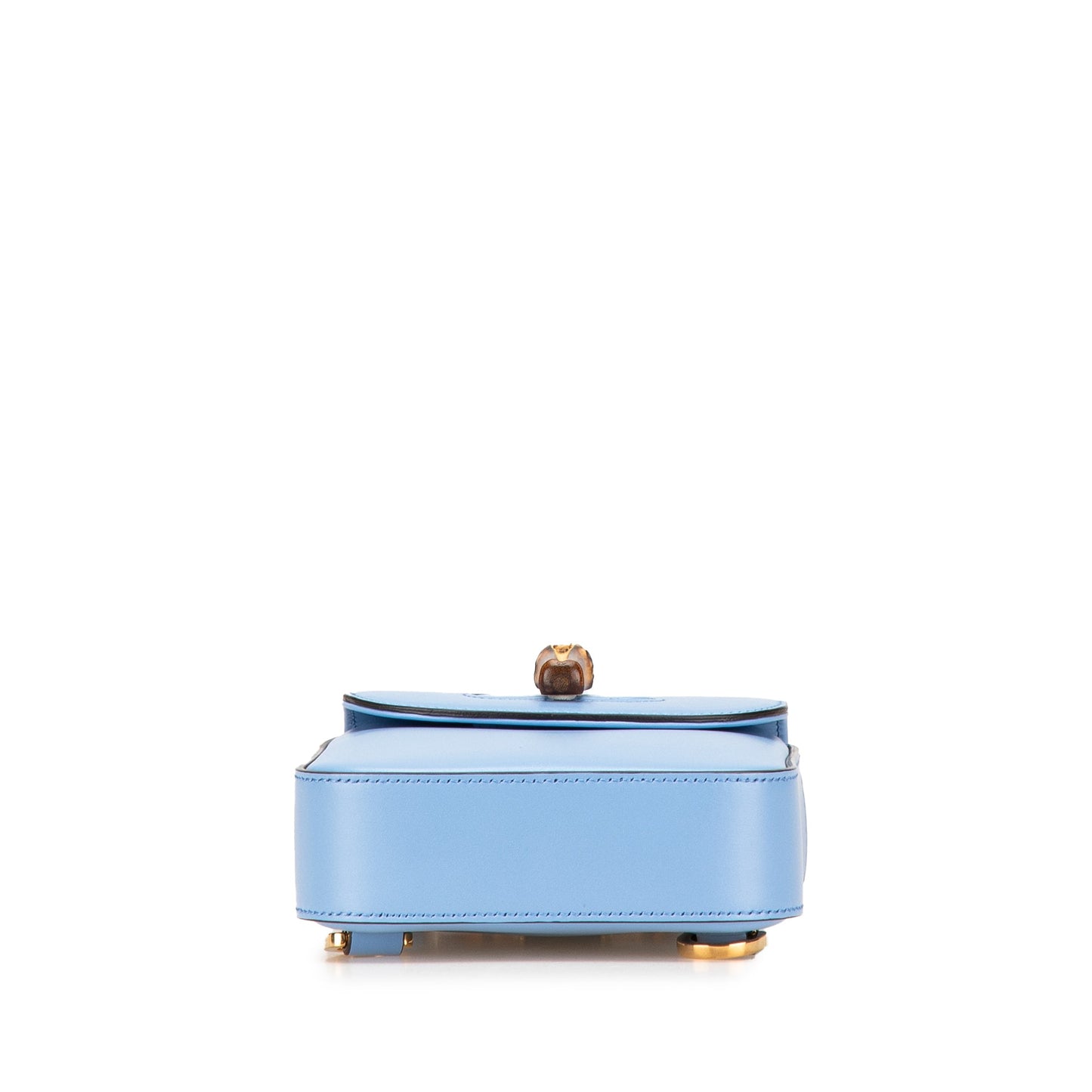 Gucci Mini Calfskin Bamboo Top Handle Bag