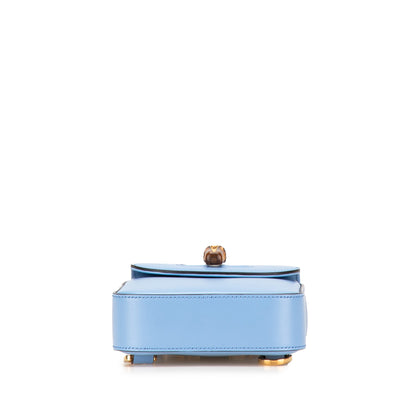 Gucci Mini Calfskin Bamboo Top Handle Bag
