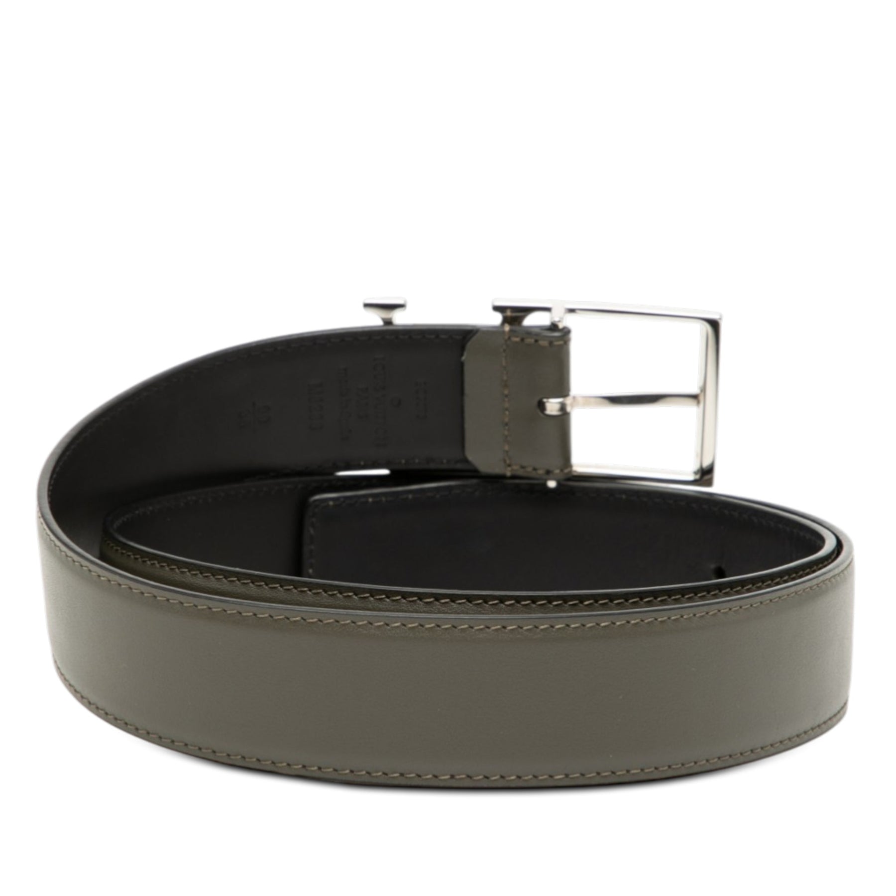 Louis Vuitton Leather LV Initiales Skyline Belt