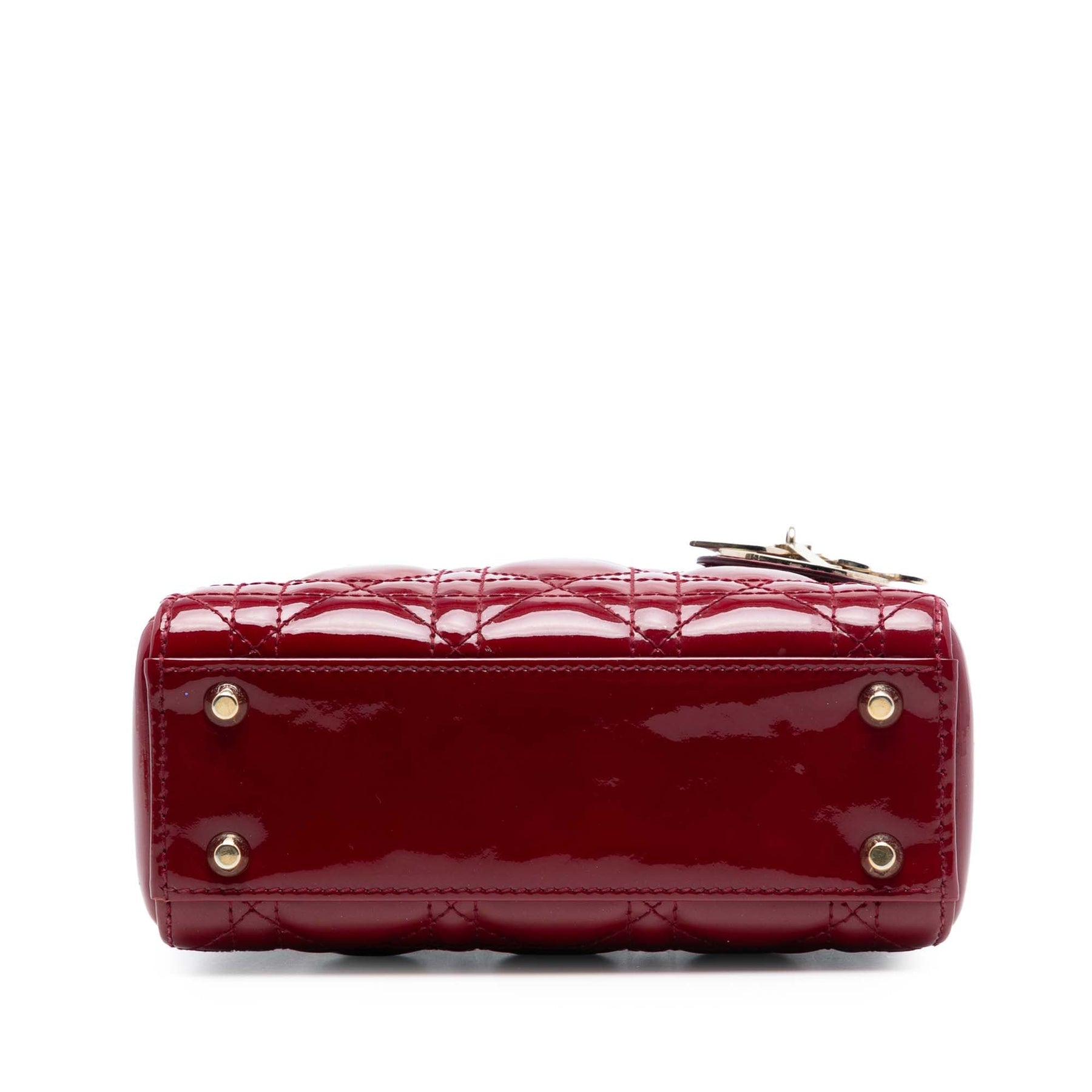 Dior Mini Patent Cannage Lady Dior