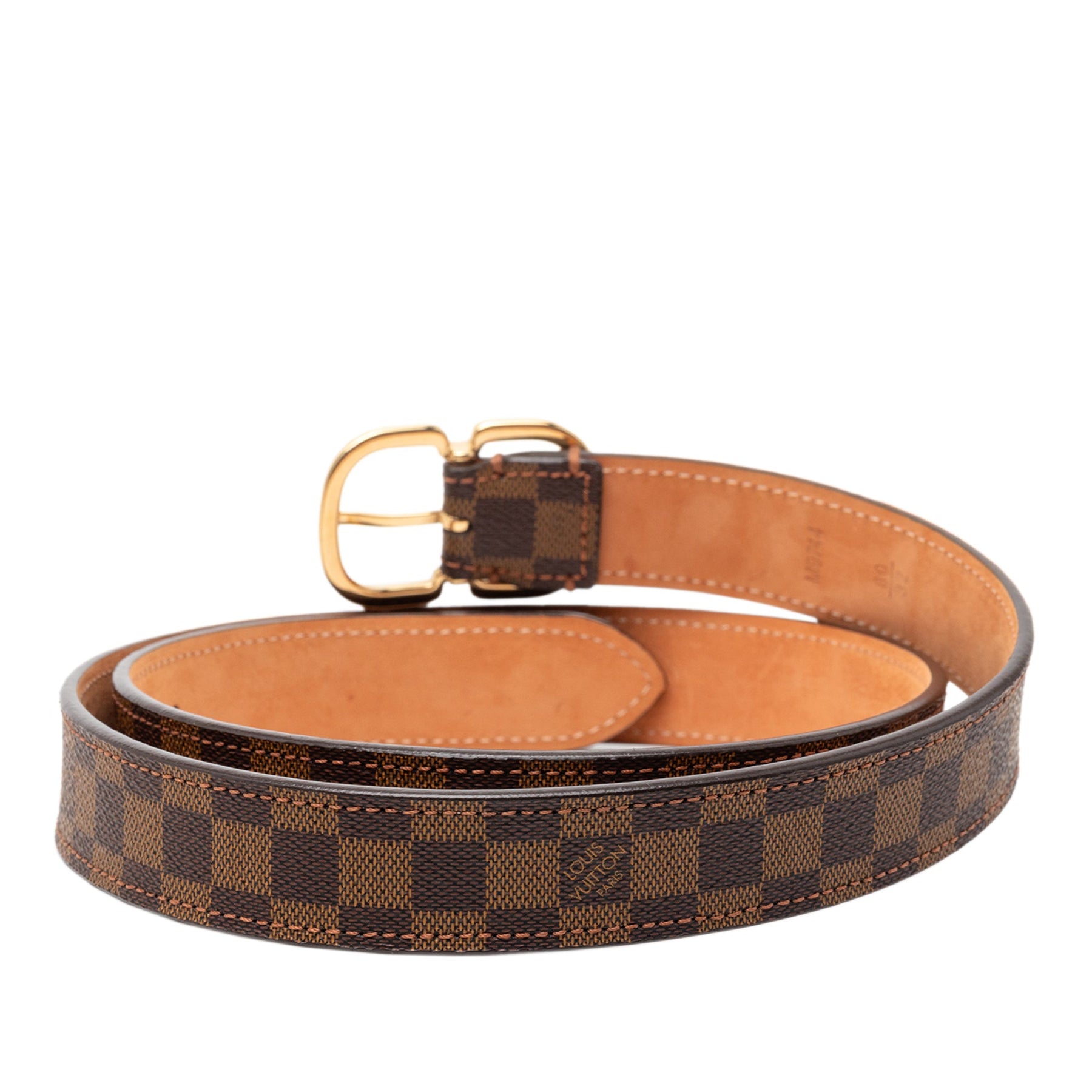 Louis Vuitton Damier Ebene Mini Belt