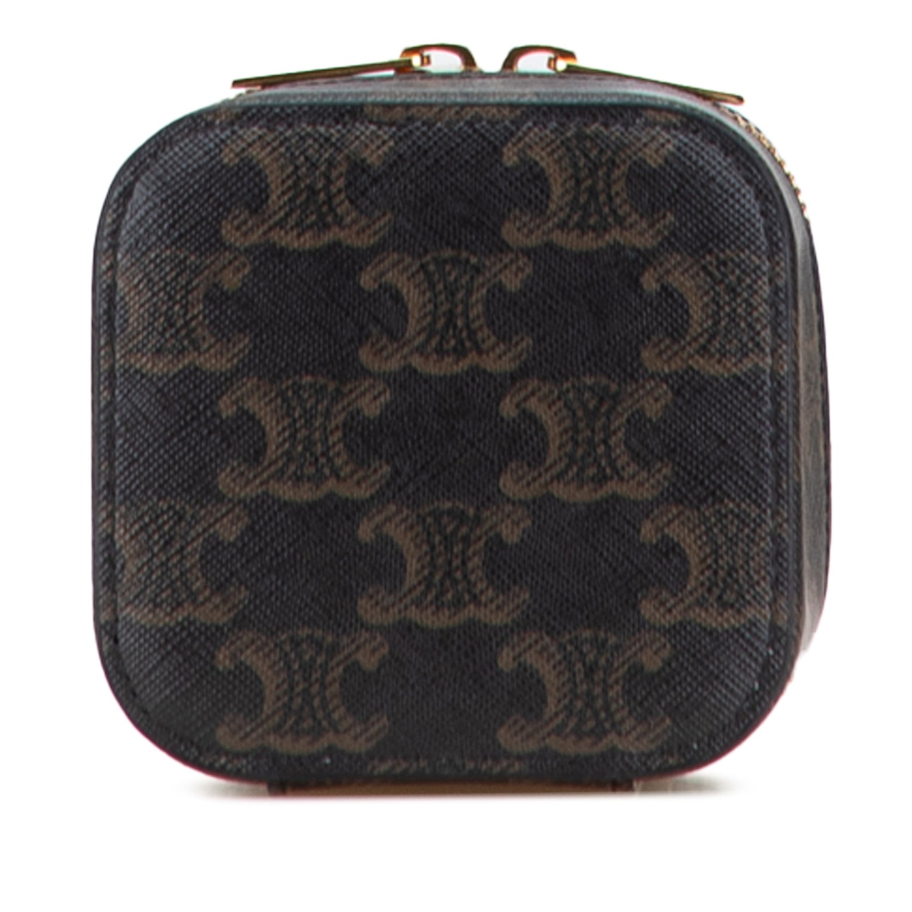 Celine Mini Triomphe Coated Canvas Vanity Case