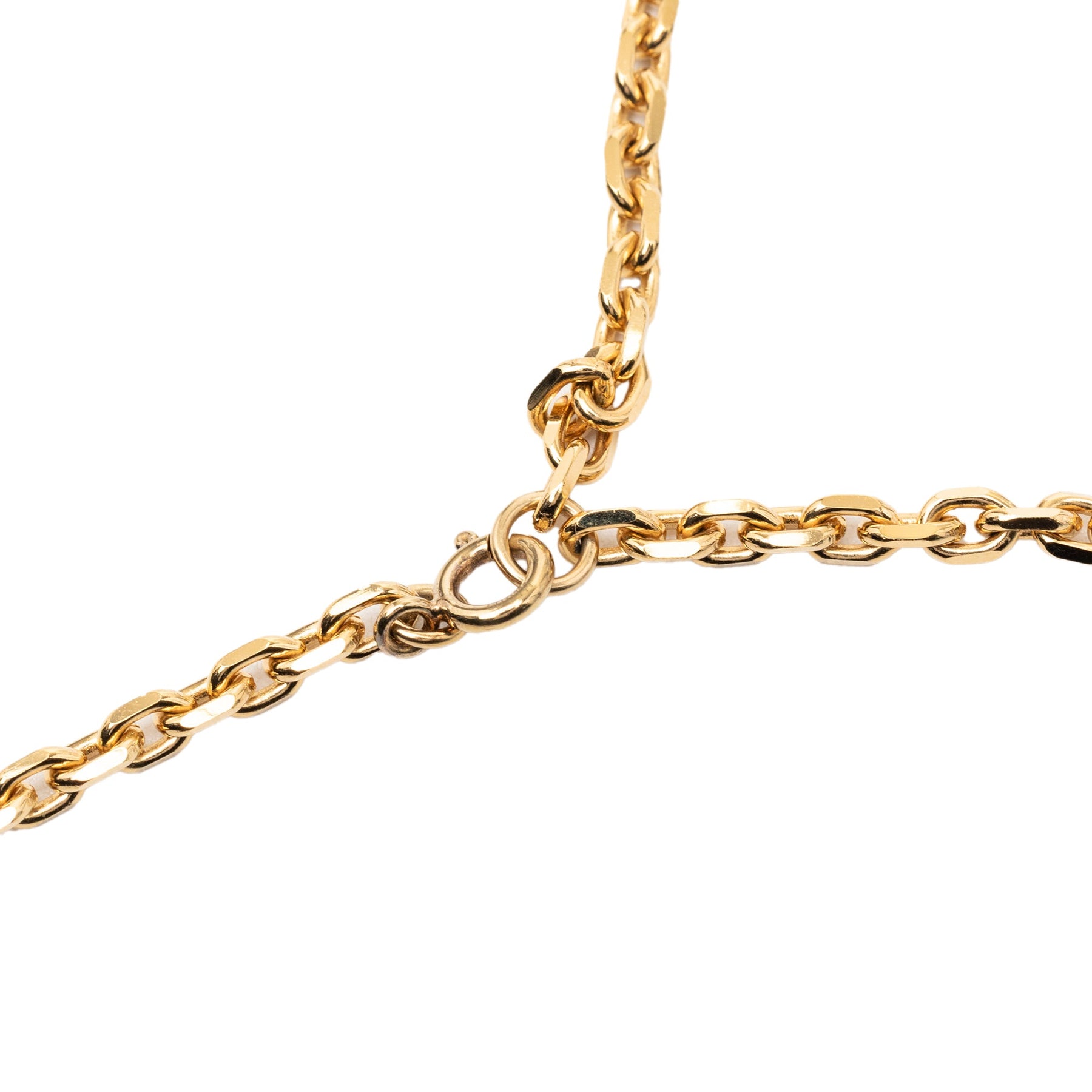 Louis Vuitton Gold Plated Damier Perle Pendant Necklace