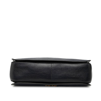 Miu Miu Goatskin Madras Satchel