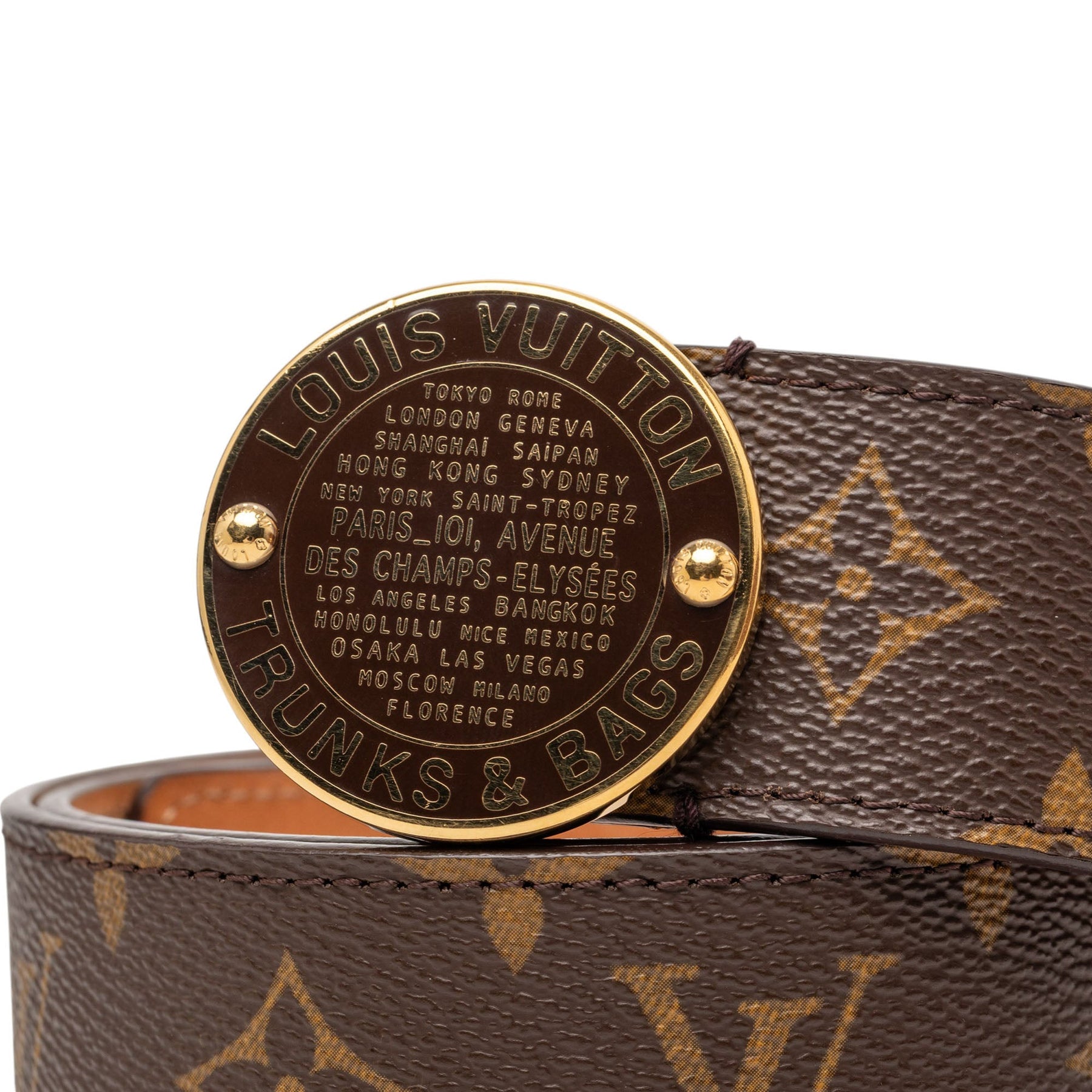 Louis Vuitton Monogram Trunks and Bags Belt