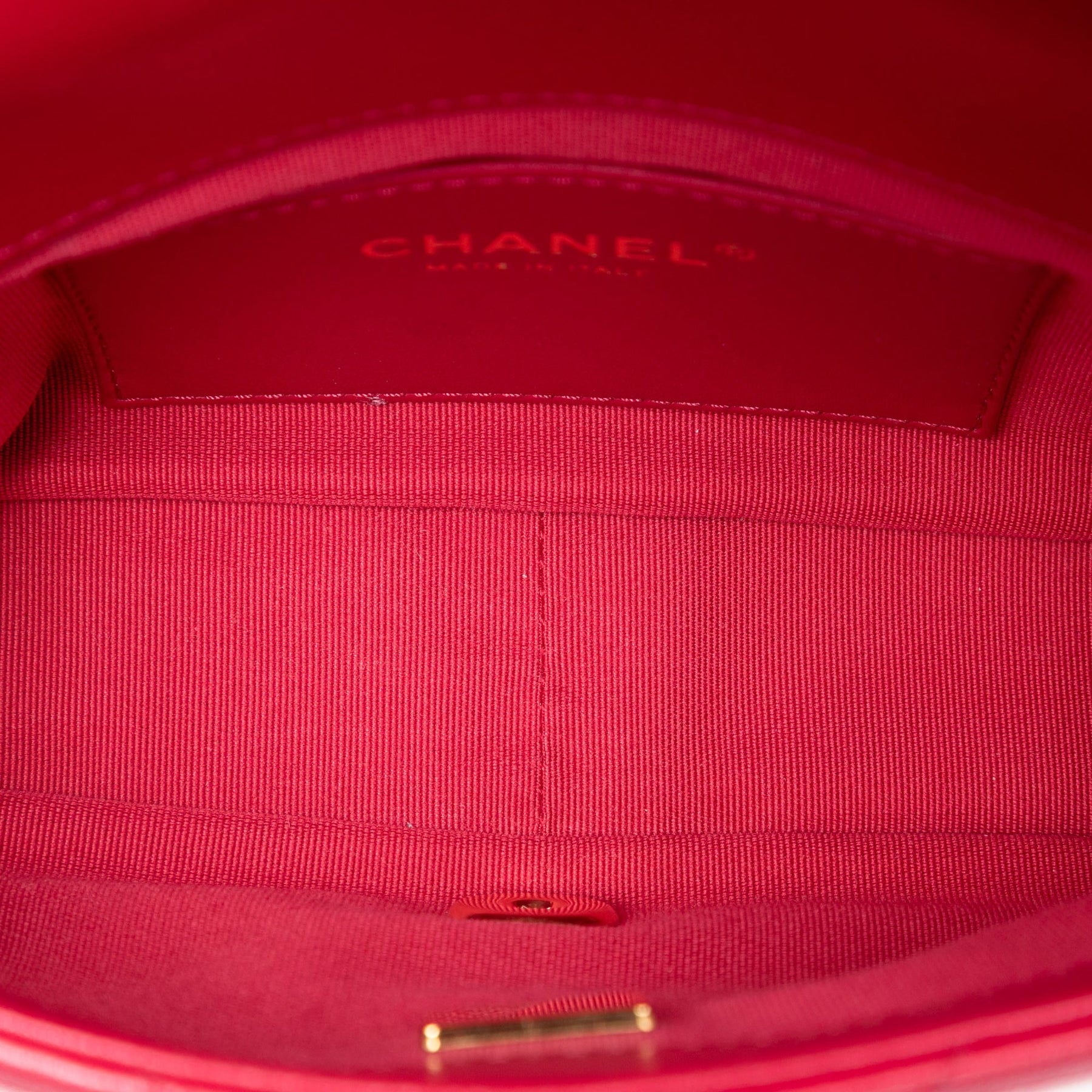 Chanel CC Quilted Lambskin Single Flap