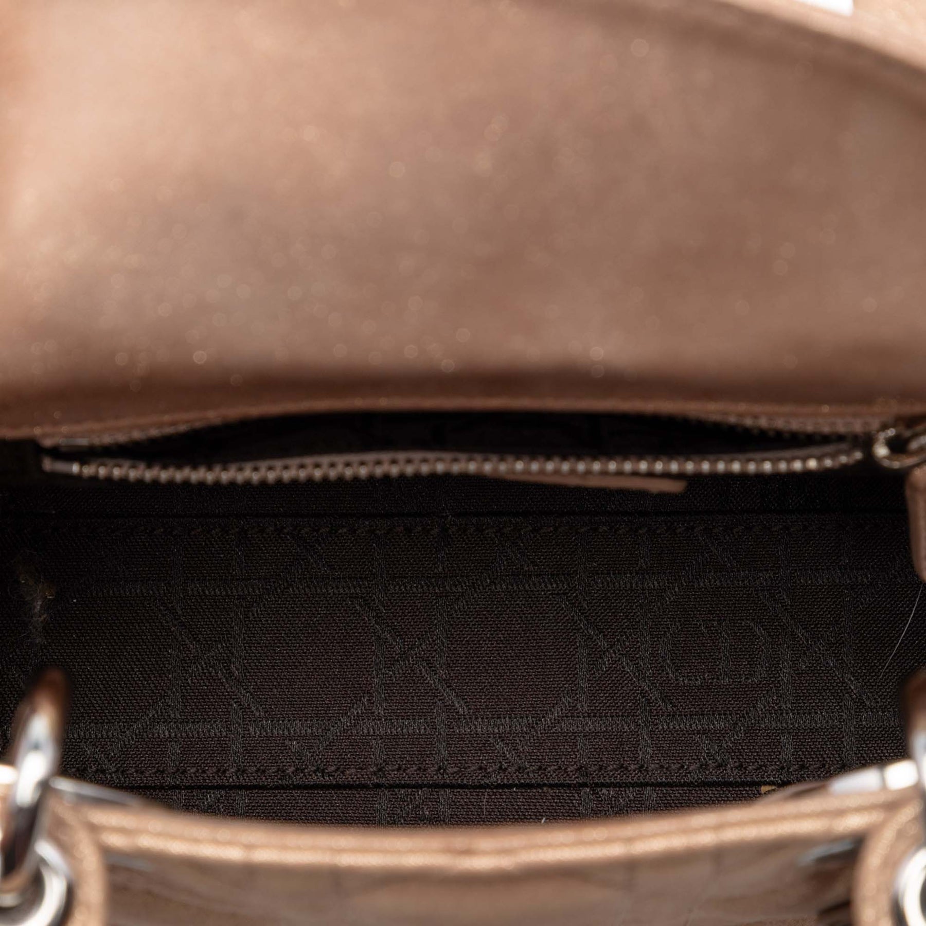 Dior Mini Iridescent Lambskin Cannage Lady Dior