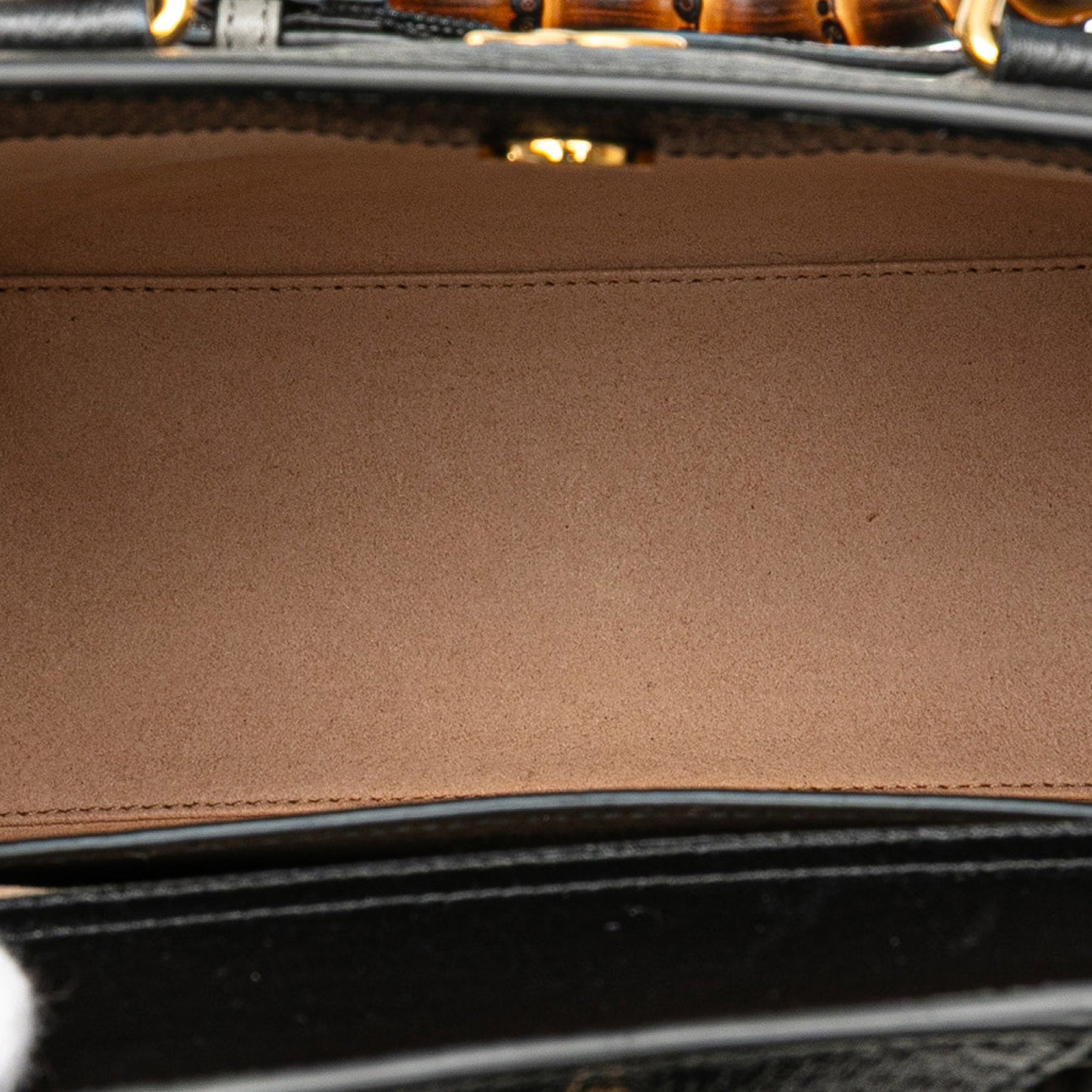 Gucci Small Leather Bamboo Diana Satchel