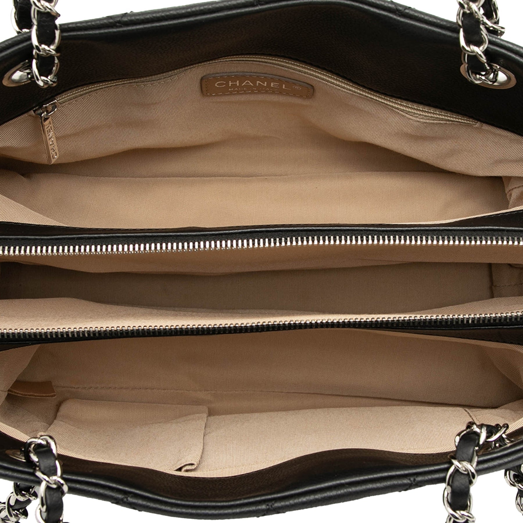 Chanel CC Quilted Caviar Soft Tote