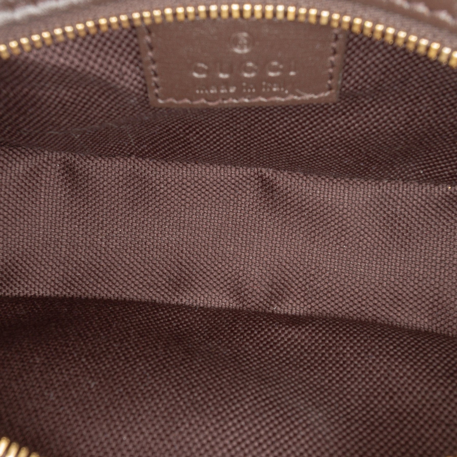 Gucci Mini GG Supreme Moon Side Web Shoulder Bag