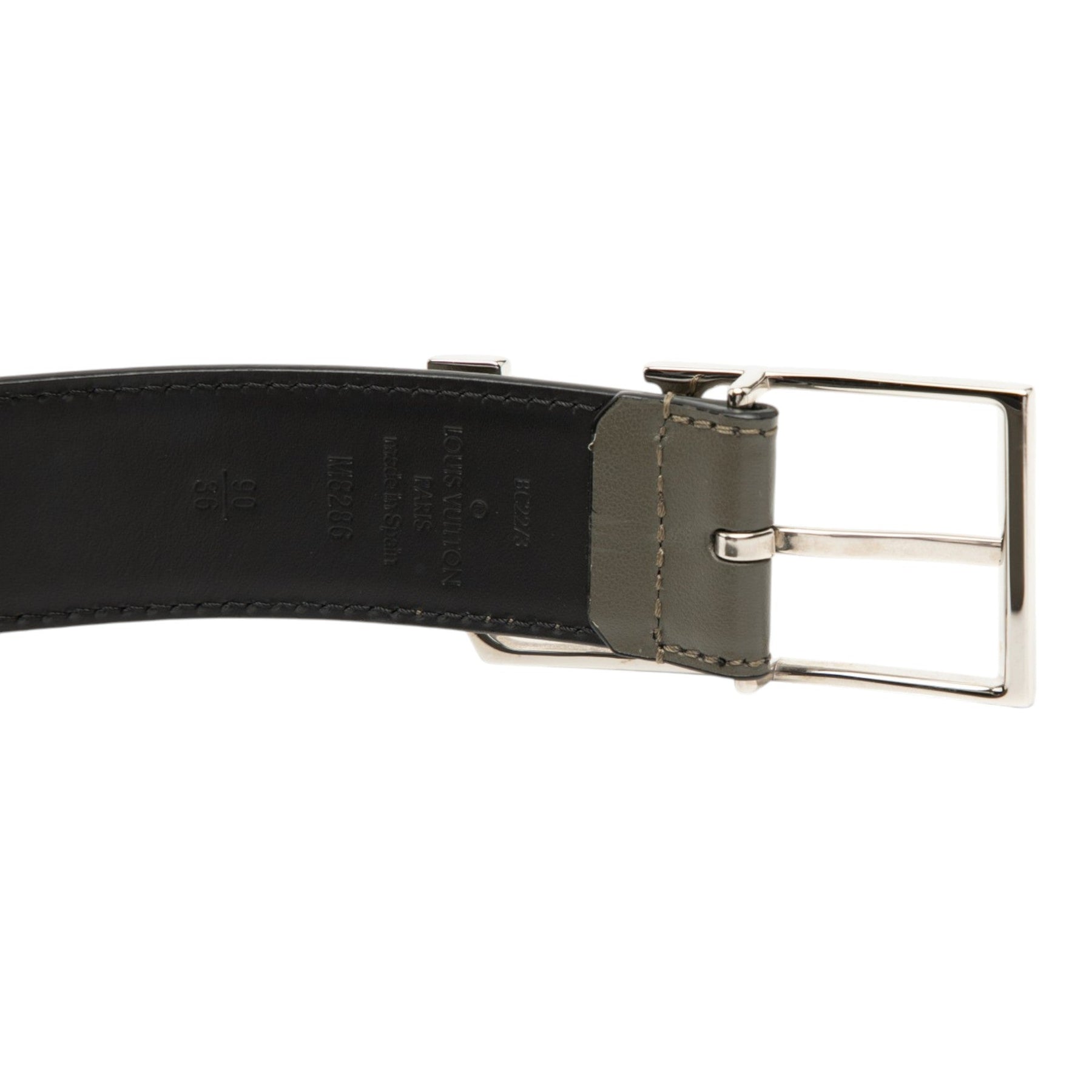 Louis Vuitton Leather LV Initiales Skyline Belt