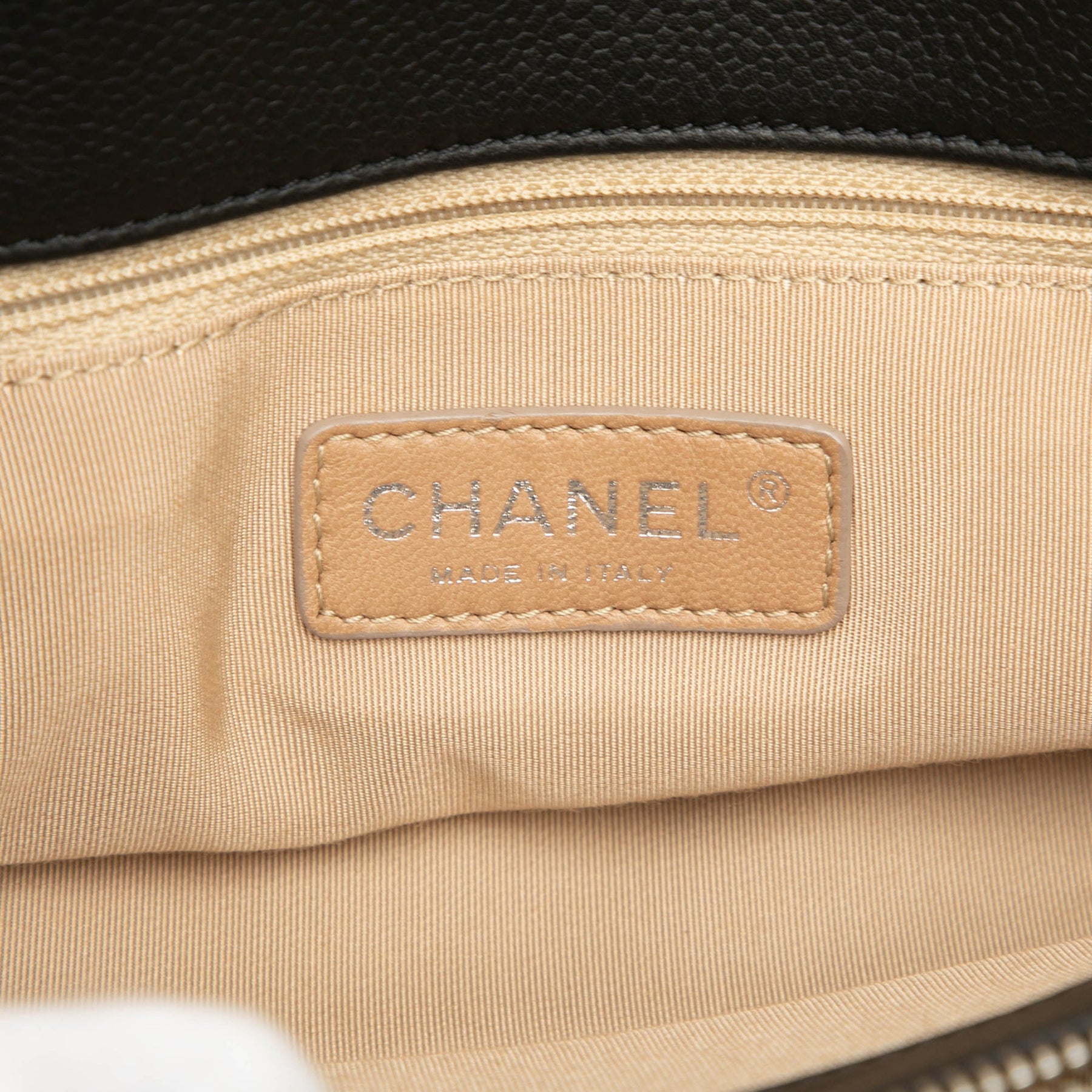 Chanel CC Quilted Caviar Soft Tote
