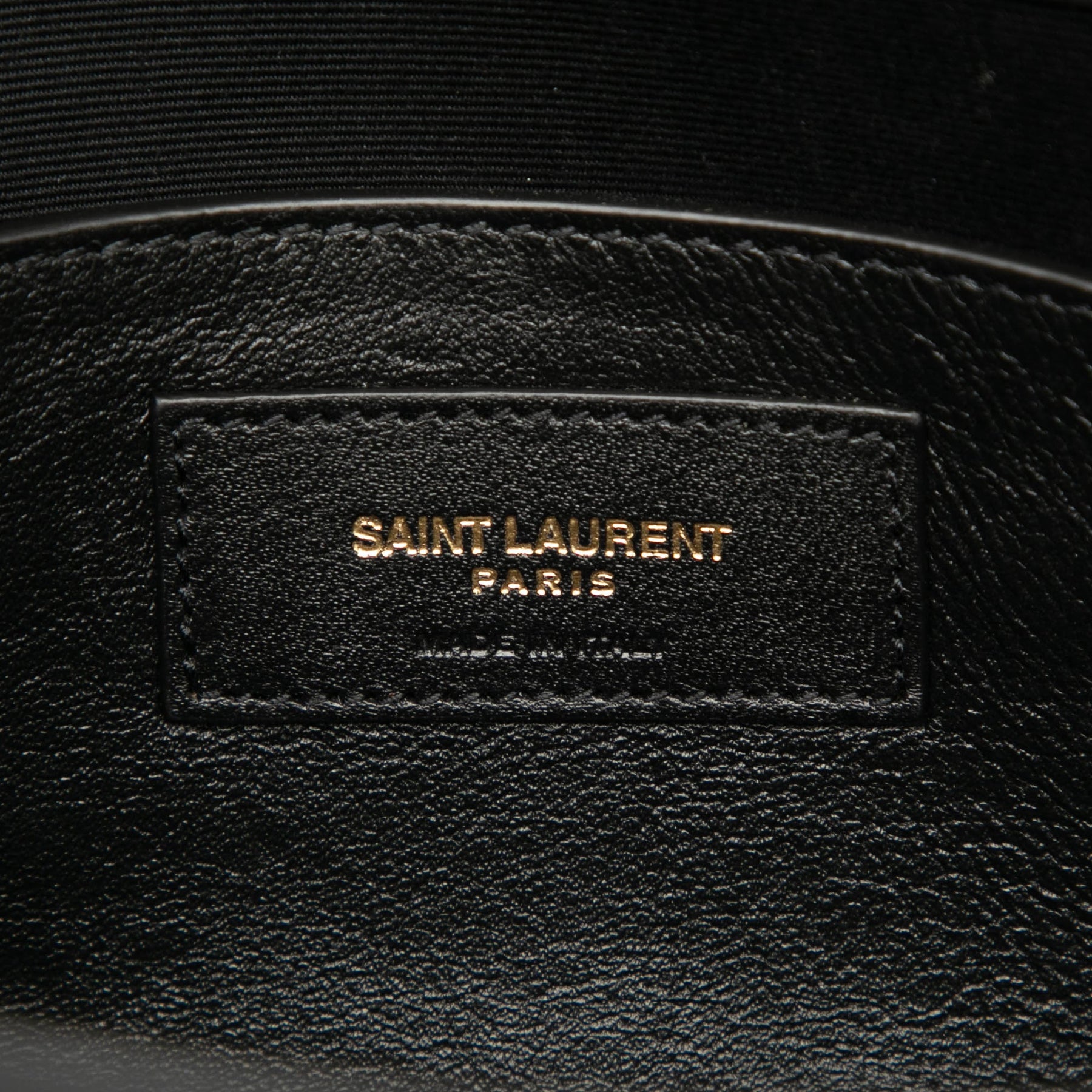 Saint Laurent Medium Shiny Croc Embossed Manhattan Shoulder Bag