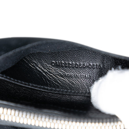 Saint Laurent Medium Chevron Sheepskin Monogram College Satchel