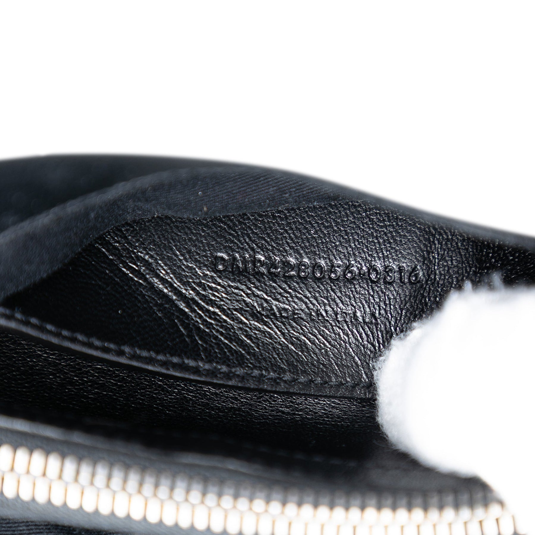 Saint Laurent Medium Chevron Sheepskin Monogram College Satchel