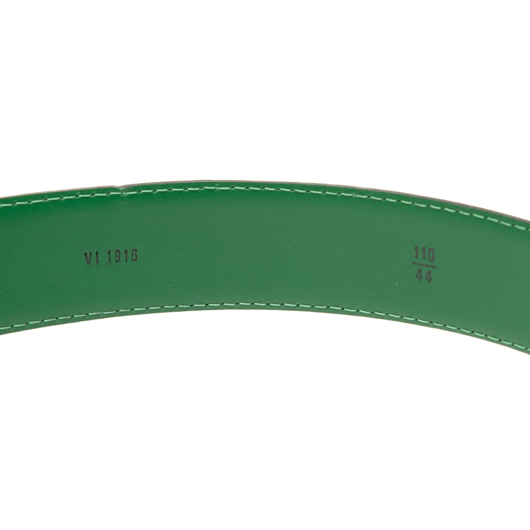 Louis Vuitton Epi Ceinture Belt Green