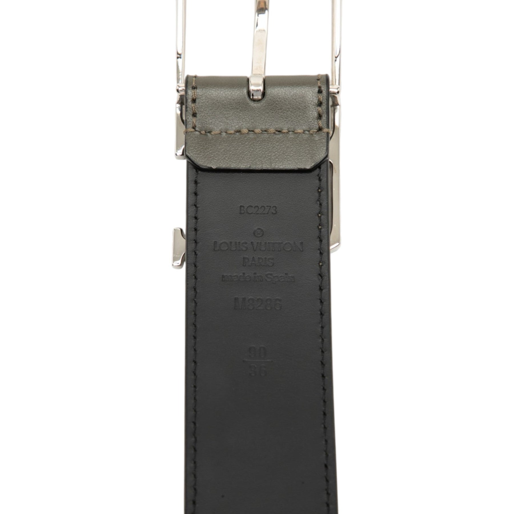 Louis Vuitton Leather LV Initiales Skyline Belt