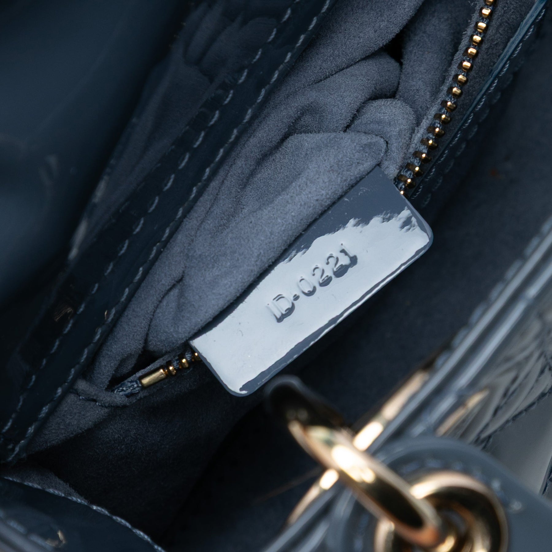 Dior Mini Patent Cannage Lady Dior