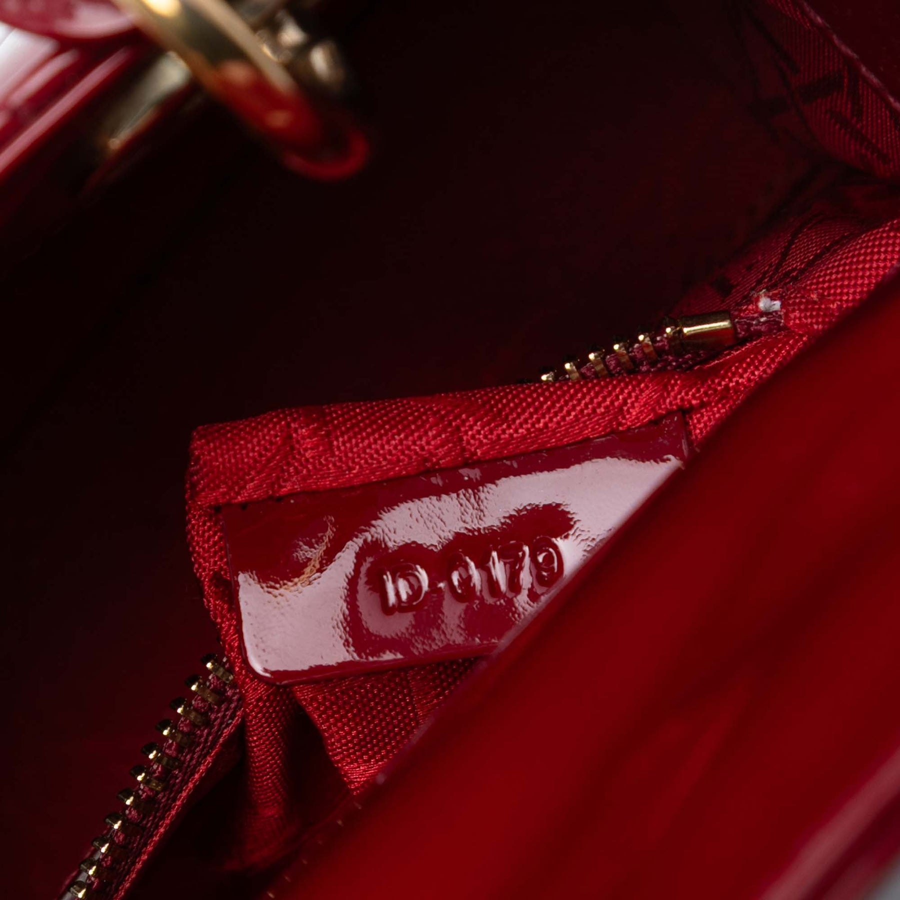 Dior Mini Patent Cannage Lady Dior