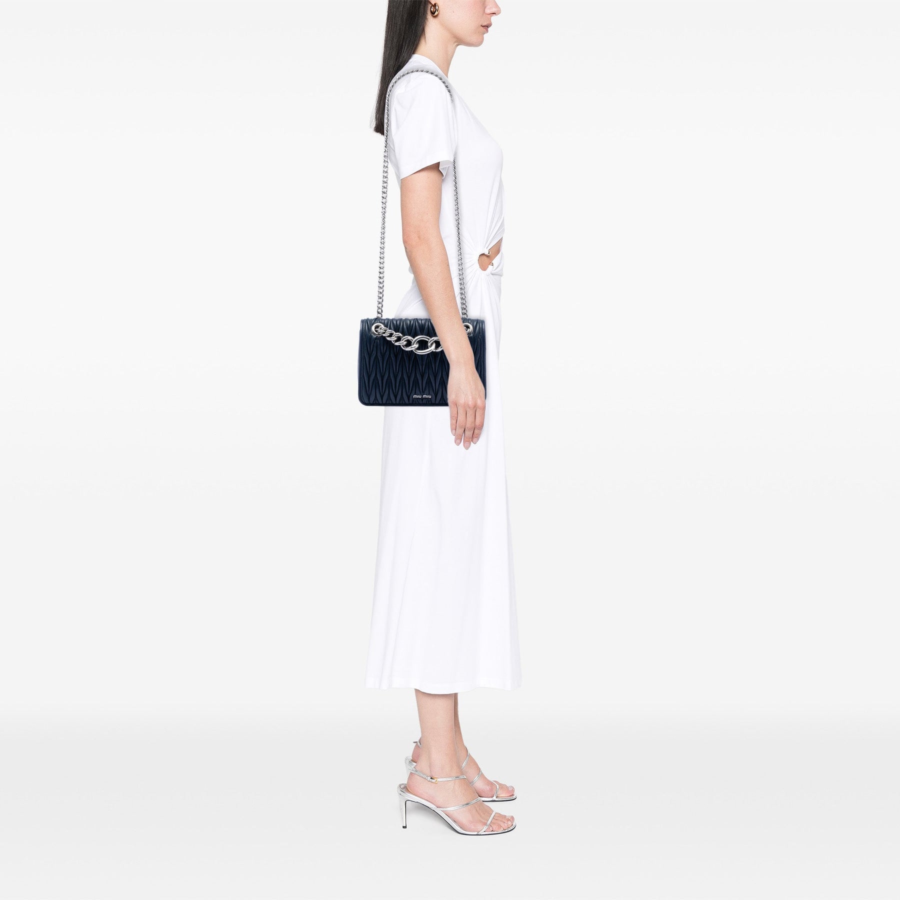 Miu Miu Matelasse Nappa Club Shoulder Bag